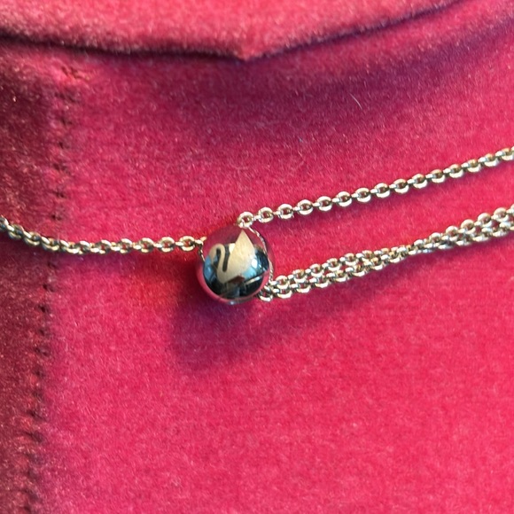 Authentic Swarovski Silver Layered Diamond Crystal Necklace. Long Adjustable. - Picture 6 of 14